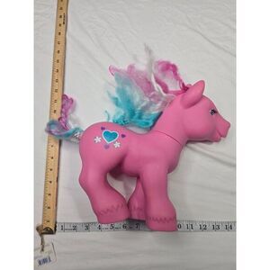 Large vintage My Little Pony‎ Fakie Cabbage Patch Pink Heart Pony Toy